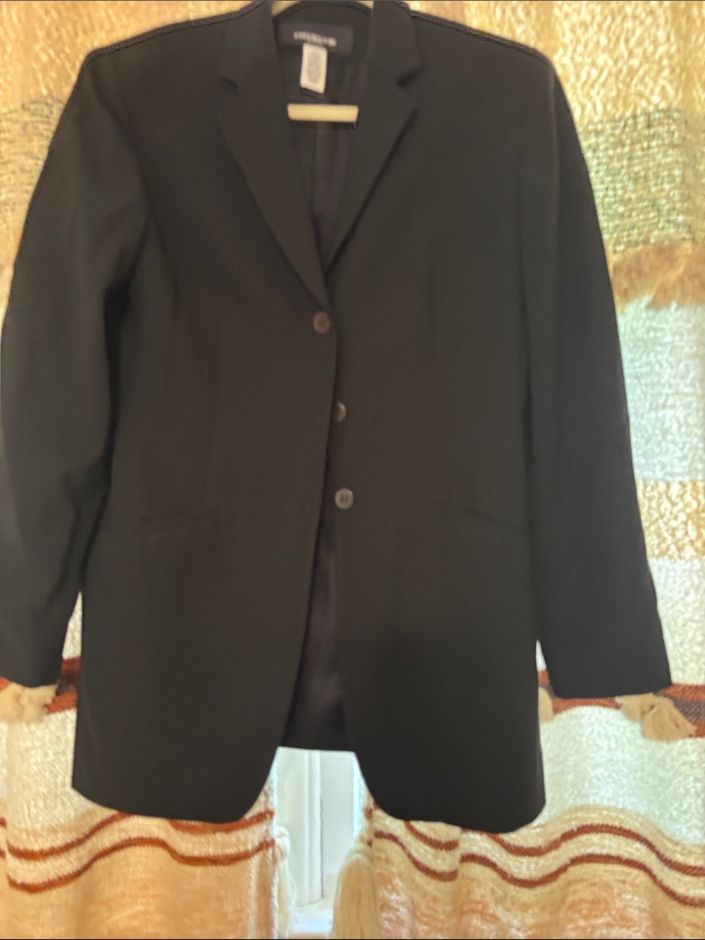 Jones New York Women's Black Three-Button Blazer
